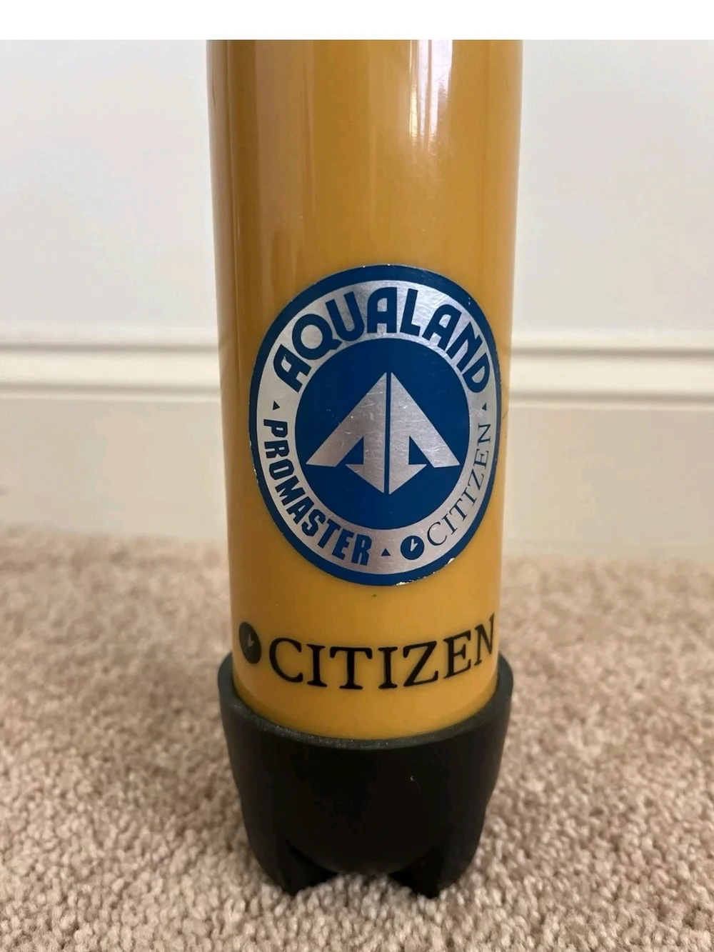 Citizen Promaster Aqualand Scuba Tank Watch Case Yellow With Original FoamInsert